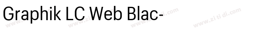 Graphik LC Web Blac字体转换